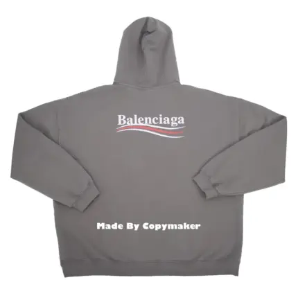 【現貨】巴黎 BLC 23SS 開裂破壞印花 可樂 波浪 經典 帽T 帽衫 連帽衛衣 炭灰色