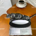 D1OR Oblique Belt 經典老花緹花 頭層牛皮真皮皮帶 腰帶