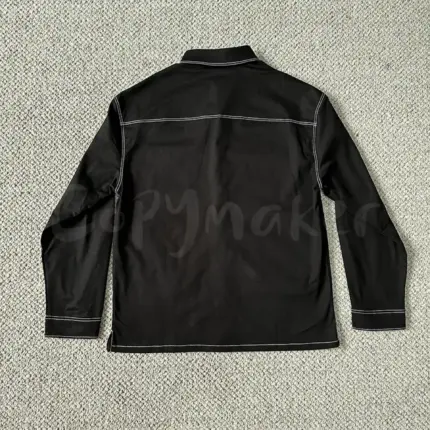 PRA 23FW 經典KF三角標 撞色 白線 口袋 襯衫夾克外套