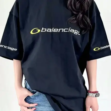 【618新品】巴黎 BLC 25SS 循環刺繡logo單環四面刺繡 短袖T恤 二色