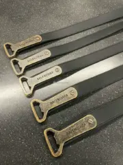 【現貨】【過驗】巴黎 BLC 25SS 秀款 黃銅做舊開瓶器開罐器頭層牛皮 皮帶腰帶 140cm