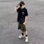 A bathing ape BAPE 猴子 猿人 經典logo 小頭 後背印花 短袖 T恤