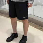 【預售】CELIN 25SS  字母logo 簡約素色 防潑水 透氣速乾短褲休閒褲海灘褲