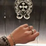 【現貨】Chrome Hearts Cross Flower Bracelet 細十字花 手鍊手環 白銅/925純銀 克羅心