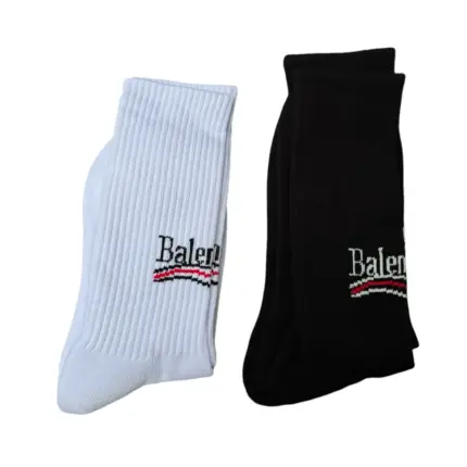 【現貨】【福利回饋】巴黎 BLC 24SS 可樂 波浪 經典 襪子中筒襪棉襪長襪足球襪