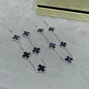 VCA 梵克雅* Alhambra 四葉草 限定款 彼得石 雷射 手環 手鍊 V金