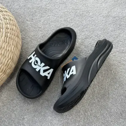 【預售】HOKA ONE ONE Ora Athletic Slide 拖鞋恢復鞋穆勒鞋休閒鞋 黑色