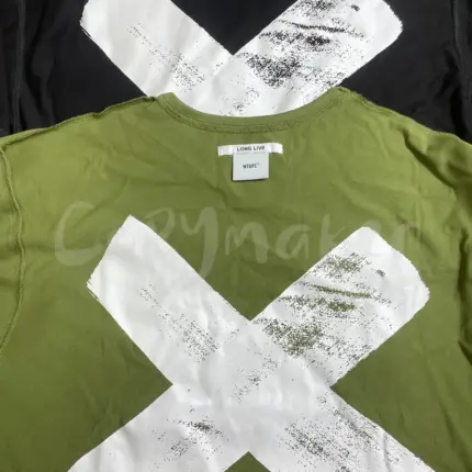 WTAPS 23SS CROSS SS COTTON 背後交叉 塗鴉禁穿 短袖圓領T恤