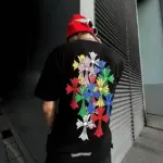 【現貨】Chrome Hearts 24FW Multi Color Cross Cemetery 後背彩色十字架 短袖T恤 CH克羅心