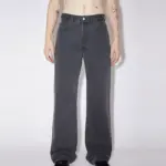 【現貨】【福利回饋】Acne Studios 23FW 經典直筒微喇叭版型 水洗深灰色 2021M 直筒牛仔褲長褲工裝褲