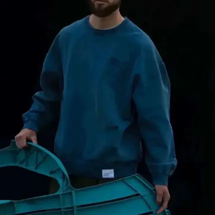 NEIGHBORHOOD 24AE SAVAGE 蠟染水洗做舊破壞 大學T圓領衛衣長袖 nbhd