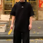 【現貨】巴黎 BLC 25SS SKIWEAR滑雪系列 3B刺繡 簡約素色 短袖T恤