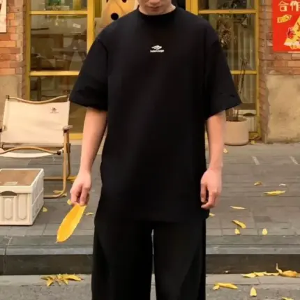 【現貨】巴黎 BLC 25SS SKIWEAR滑雪系列 3B刺繡 簡約素色 短袖T恤