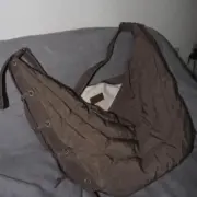 【現貨】LEMAIRE Soft Game Crossbody Bag  尼龍 牛角包流浪包可頌包側背包斜背包 大號