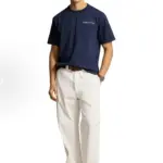 【現貨】【福利回饋免運】Ra1ph Lauren Polo 小馬字母logo 簡約素色 短袖T恤 海軍藍/米白