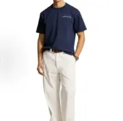 【現貨】【福利回饋免運】Ra1ph Lauren Polo 小馬字母logo 簡約素色 短袖T恤 海軍藍/米白