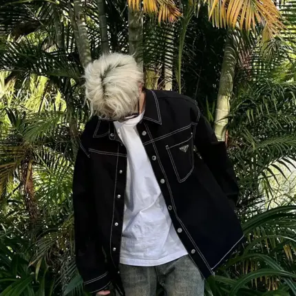 【預售】【過驗】【雙11福利】PRA 24SS 原廠KF三角標 撞色 白線 口袋 襯衫夾克外套