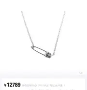 【現貨】Chrome Hearts 藏銀別針 經典款 項鍊 吊墜 CH克羅心 空哈 925純銀