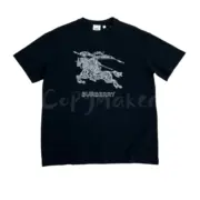 BR 23SS 馬術騎士 戰馬刺繡 logo 短袖T恤