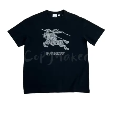 BR 23SS 馬術騎士 戰馬刺繡 logo 短袖T恤