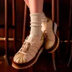 【預售】CLOT x AD originals Superstar 聯名 貝殼頭 牛皮 鋸齒鞋 休閒鞋板鞋 復古 JQ6117 淺褐色