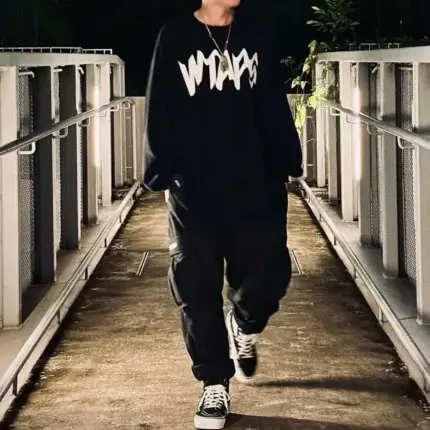 WTAPS 23AW QUAKE WUT PRTC 隱藏款 logo印花 長袖T恤