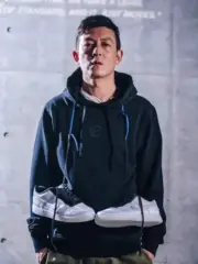 CLOT x FRAGMENT 23SS 20周年聯名閃電熊貓印花  重磅水洗 帽T連帽衛衣 藤原浩