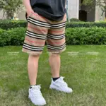 BR 20SS 經典條紋 羊毛針織 短褲 休閒褲 運動褲