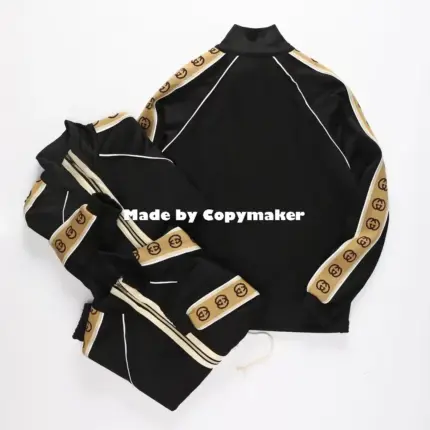 GUCC 經典 雙G 織帶 ３Ｍ反光 針織套裝 夾克 外套 長褲 休閒褲