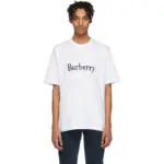 【現貨】BR 19SS 經典刺繡字母logo 素色 短袖T恤 白色