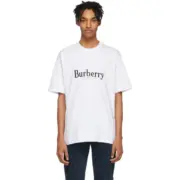 【現貨】BR 19SS 經典刺繡字母logo 素色 短袖T恤 白色