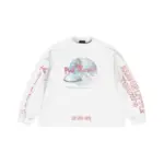 巴黎 BLC x Pink Martini Mlerch 22FW 聯名款 塗鴉印花 圓領長袖 T恤