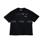 巴黎 BLC 23SS Logo-Print T-Shirt 溶解字母 模糊字母 短袖T恤