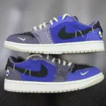 【預售】Zion Williamson x Air Jordan 1 Low OG  聯名 復古籃球鞋休閒鞋 深藍色 AJ1