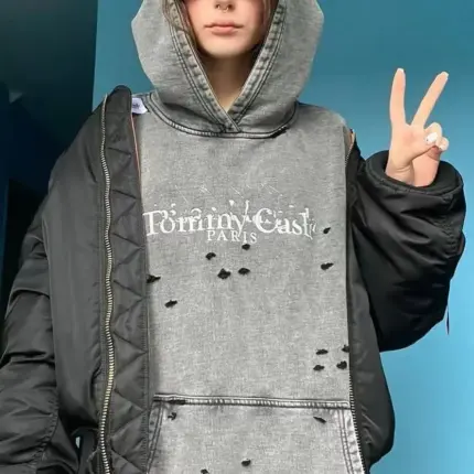 Maison Margiela Tommy Cash 馬吉拉 聯名做舊水洗破壞 帽T連帽衛衣 mm6