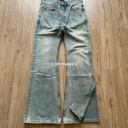 巴黎 BLC 24SS 美國進口Cone康龍面料 Grade-Robe Flared 微喇牛仔褲直筒褲長褲