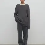 【現貨】【過驗】THE ROW 25SS Ross 素色直筒牛仔褲工裝褲休閒褲 古舊黑