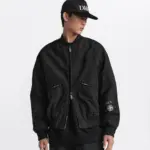 D1OR x STONE ISLAND 24SS 聯名羅盤 桑蠶絲棉服夾克外套 鉑金防水棉