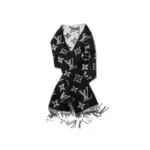 1V 滿版logo 雙面 經典款 純羊毛 圍巾 披肩 三色