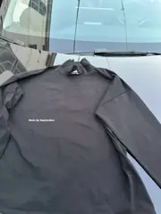 巴黎 BLC x AD 聯名 22FW 刺繡字母logo 高領 長袖T恤