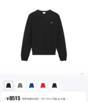 CELIN 22FW 素色小logo刺繡 圓領毛衣衛衣大學T長袖 針織