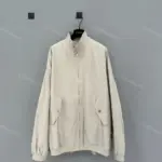 PRA 23FW 秀款 Cotton-Blend Oversized Bomber Jacket 廓形哈林頓飛行夾克外套