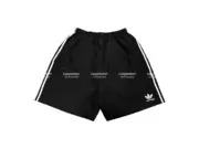 巴黎 BLC x AD 聯名 23SS 條紋復古 經典刺繡 運動短褲 休閒褲