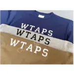WTAPS 21SS COLLEGE /COTTON LOGO 經典款 圓領 天竺棉 短袖 T恤