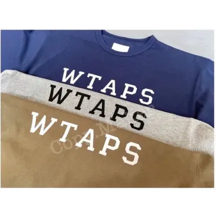 WTAPS 21SS COLLEGE /COTTON LOGO 經典款 圓領 天竺棉 短袖 T恤