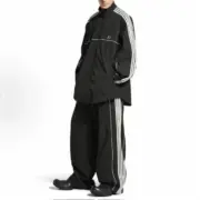 【預售】巴黎 BLC 25FW Tracksuit Loop 循環刺繡 單環 雙頭拉鍊衝鋒衣夾克外套風衣 寬鬆版型