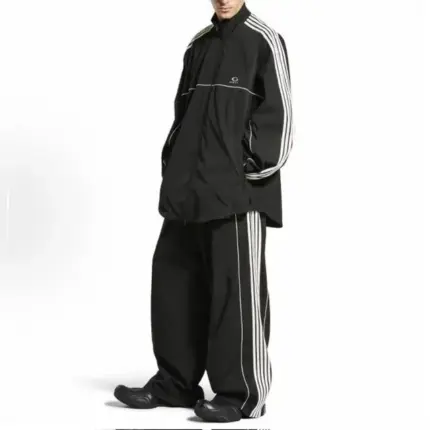 【預售】巴黎 BLC 25FW Tracksuit Loop 循環刺繡 單環 雙頭拉鍊衝鋒衣夾克外套風衣 寬鬆版型