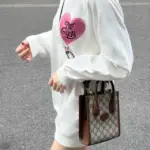 GUC Retro mini tote 經典老花 托特包相機包單肩包側背包斜背包琴譜包小包