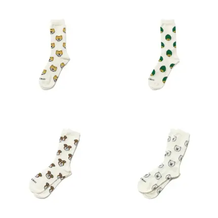 22SS HUMAN MADE 北極熊老虎鴨子法鬥 短襪 襪子 中筒襪 運動襪 長襪