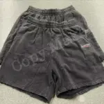 巴黎 BLC 22SS 水洗破壞 刺繡 可樂 短褲 棉褲 運動褲 休閒褲 炒雪花水洗